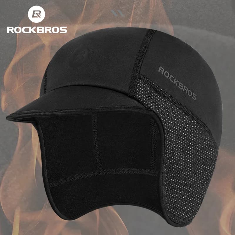 Topi Musim Sejuk Berbasikal Ski Tahan Angin Termal