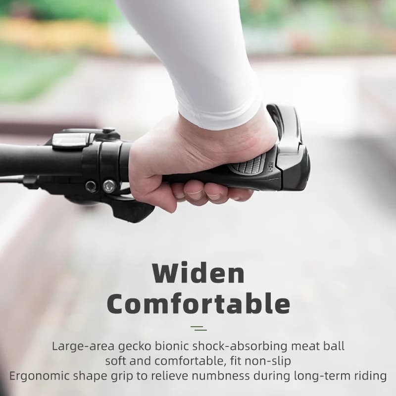 Pemegang Handlebar Getah Anti Kejutan Bentuk Horn