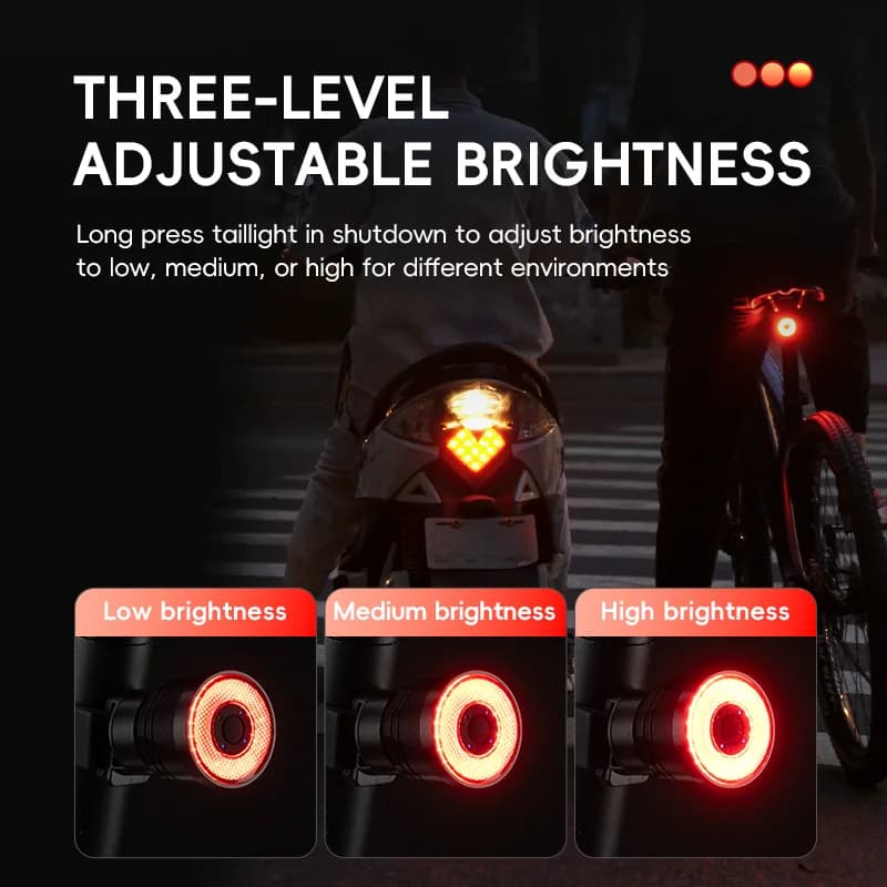 Lampu Belakang Type-C Pintar Pengesanan Brek