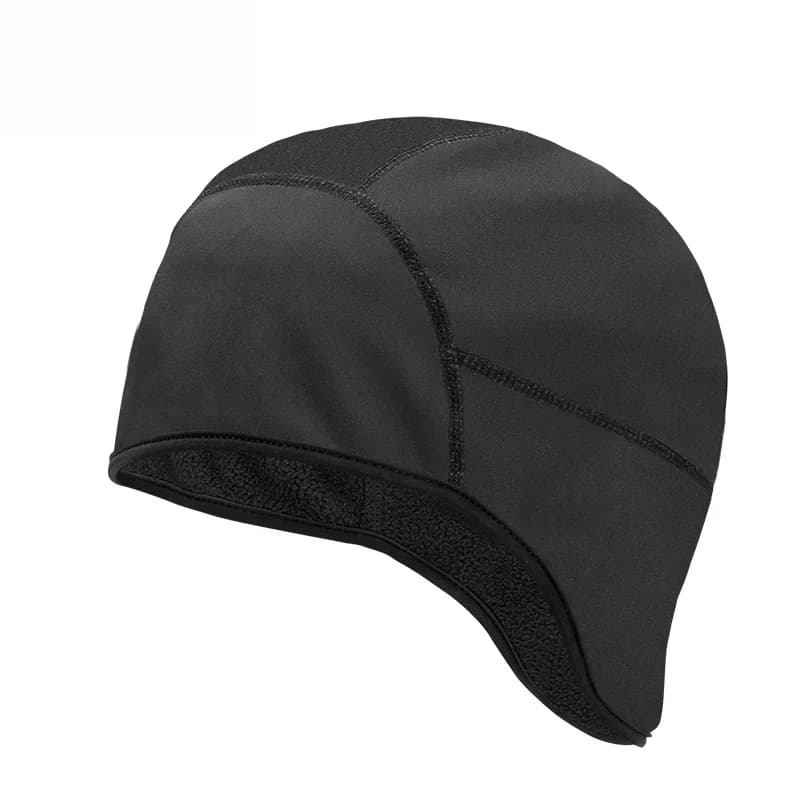 Topi Berbasikal Fleece Termal Tahan Angin Musim Sejuk