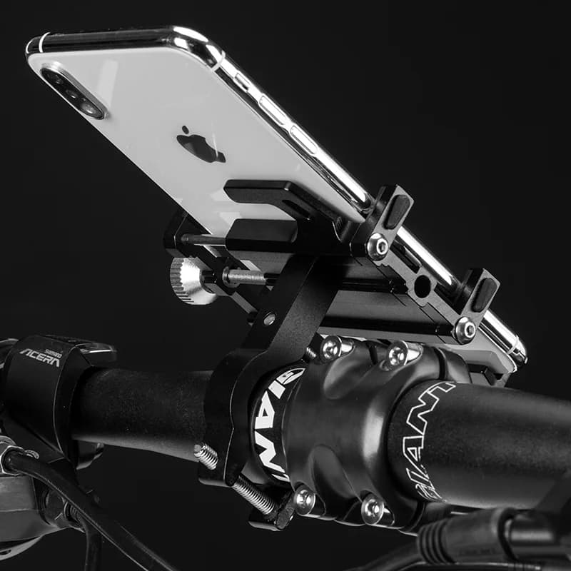 Pemegang Telefon Bimbit Aluminium Boleh Laras Berputar 360°