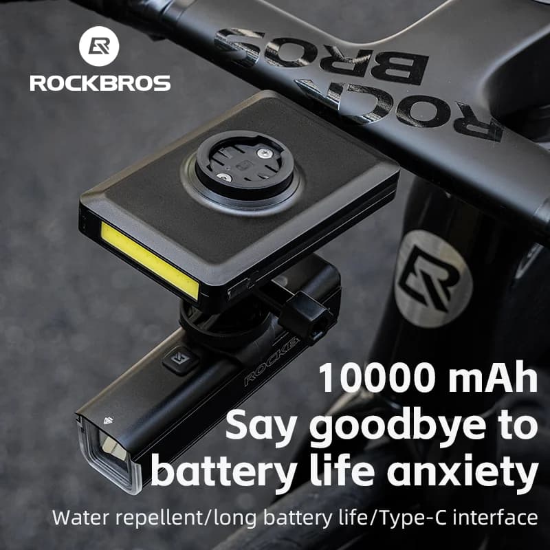 Lampu Hadapan Basikal USB Boleh Cas Semula 5000mAh