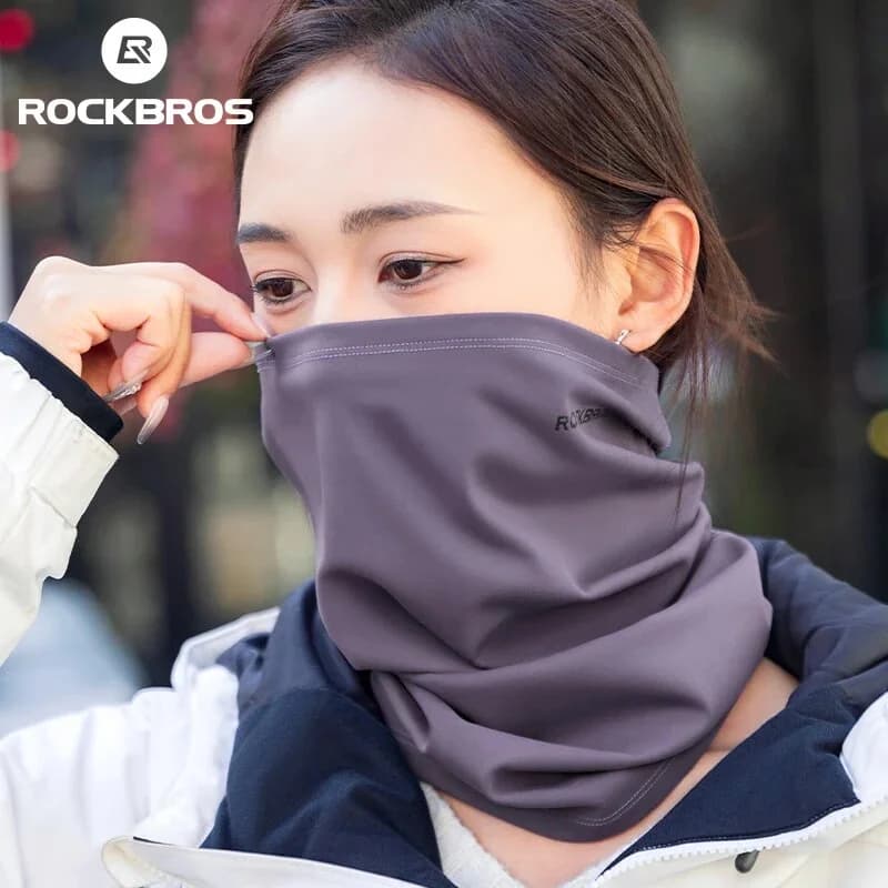 Gaiter Leher Berbasikal Musim Sejuk Fleece Termal Kalis Angin