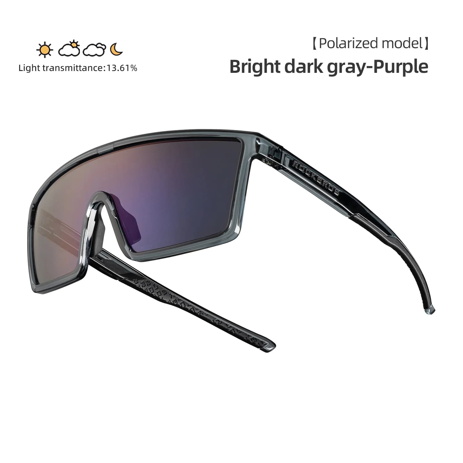 Cermin Mata Berbasikal Polarized Fotokromik Tahan Angin