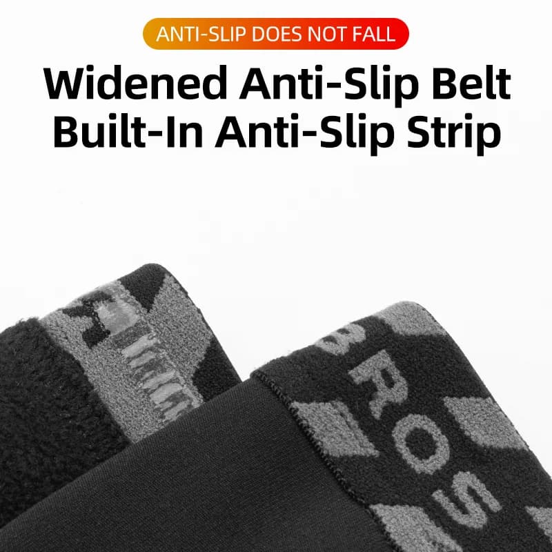 Pemanas Kaki Basikal Fleece Termal Tahan Angin Musim Sejuk