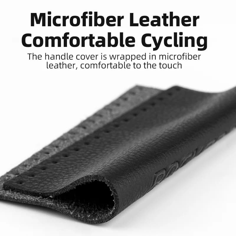 Gagang Basikal Kulit Mikrofiber dengan Kunci Berganda