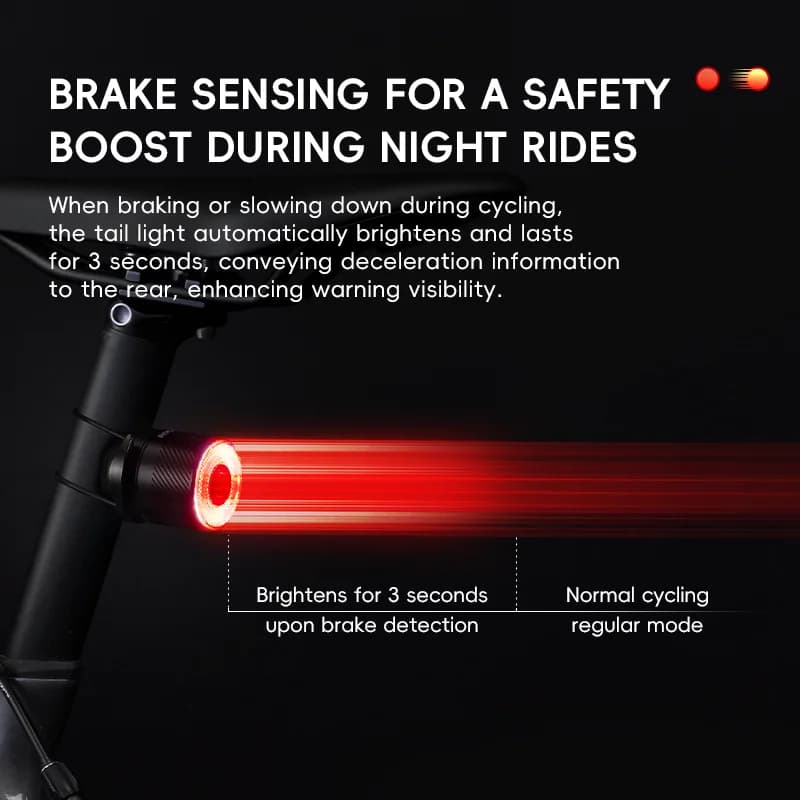 Lampu Belakang Type-C Pintar Pengesanan Brek