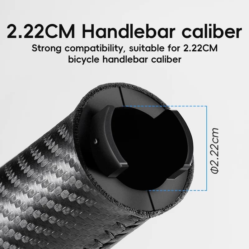 Gagang Handlebar Kulit PU Aloi Aluminium