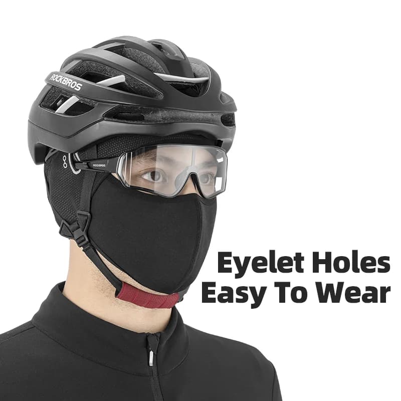 Balaclava Berbasikal Fleece Termal Tahan Angin Musim Sejuk