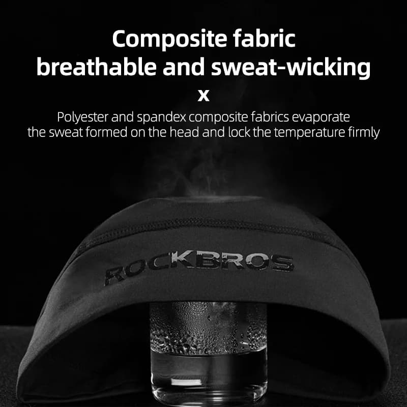 Topi Berbasikal Musim Sejuk Fleece Termal Kalis Angin
