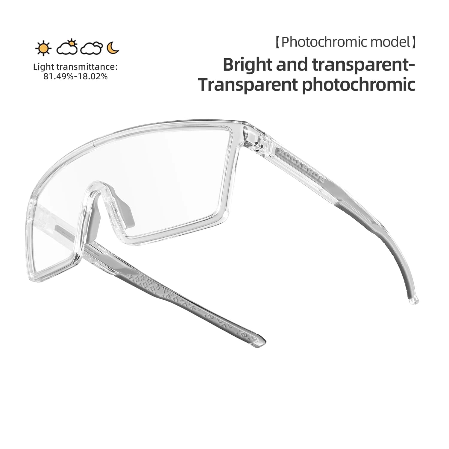Cermin Mata Berbasikal Polarized Fotokromik Tahan Angin