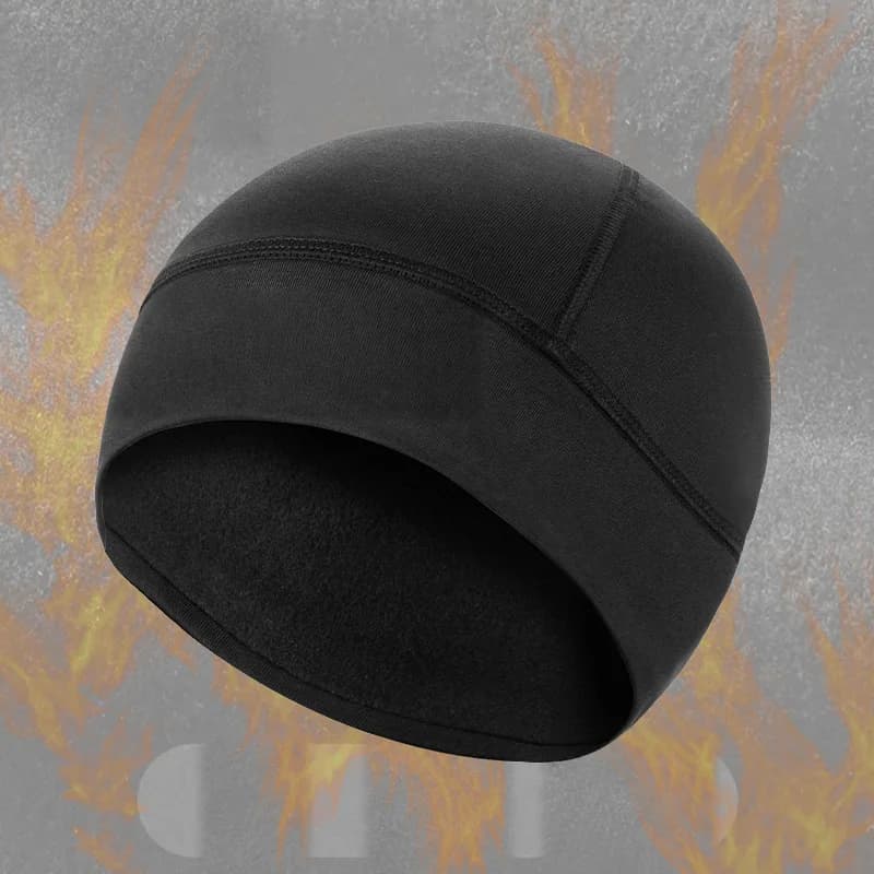 Topi Berbasikal Musim Sejuk Fleece Termal Kalis Angin