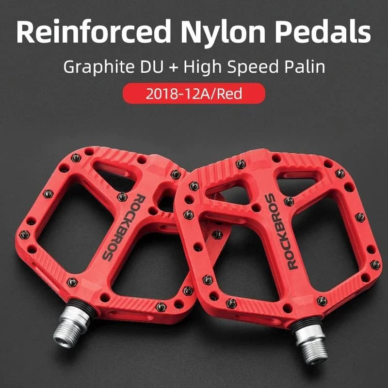 Pedal Basikal Platform Rata Nylon Ultra-ringan
