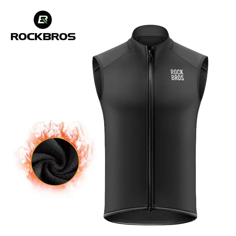 Rompi Berbasikal Fleece Kalis Angin Musim Sejuk