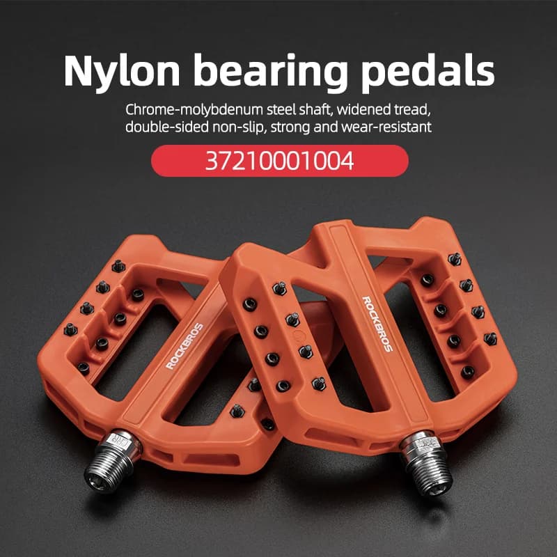 Pedal Basikal Rata Anti-Gelincir Nilon Ultra Ringan