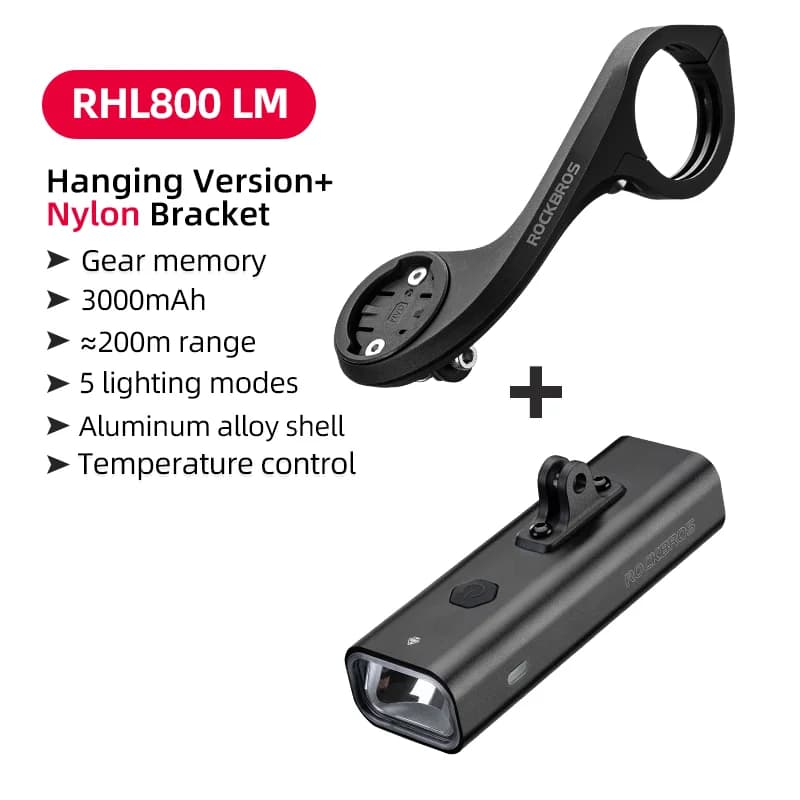 Lampu Hadapan LED Basikal Type-C IPX6