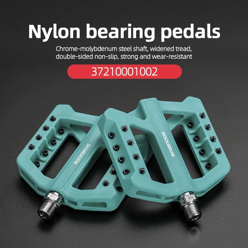 Pedal Basikal Rata Anti-Gelincir Nilon Ultra Ringan