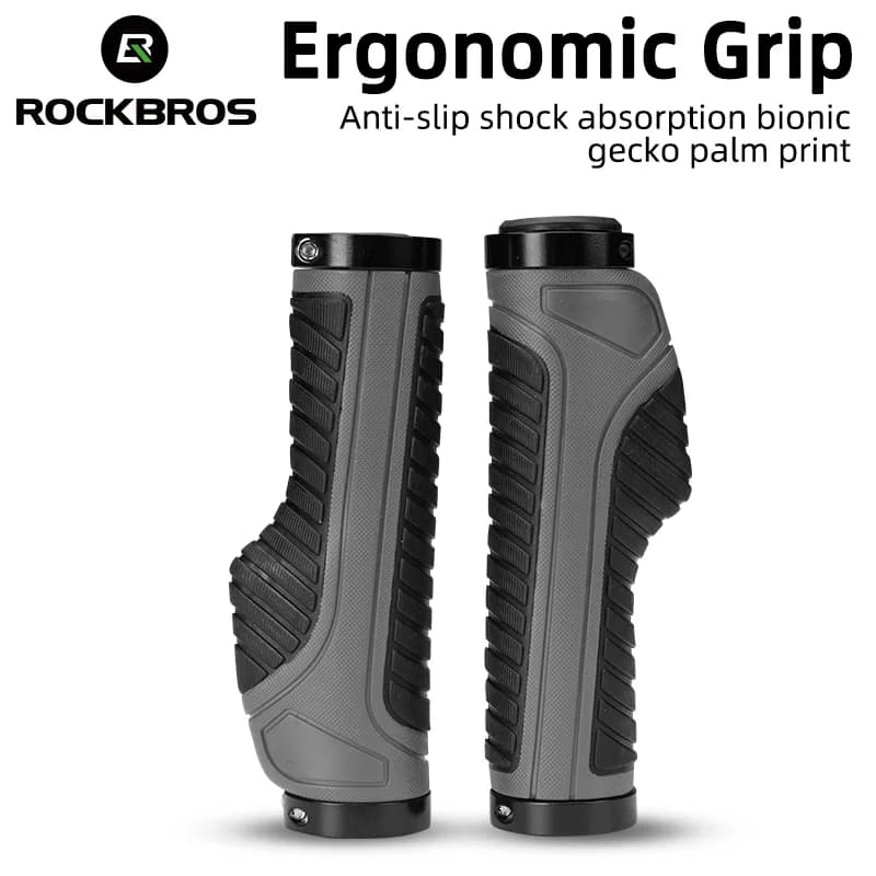 Grip Basikal Getah Lembut dengan Kunci Berganda