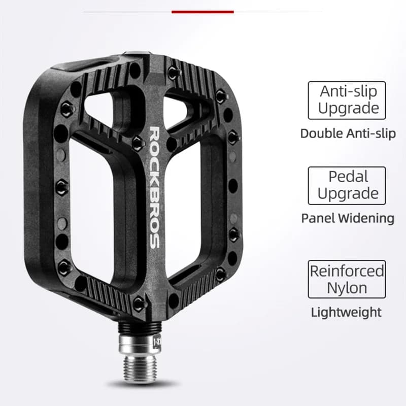 Pedal Basikal Platform Rata Nylon Ultra-ringan