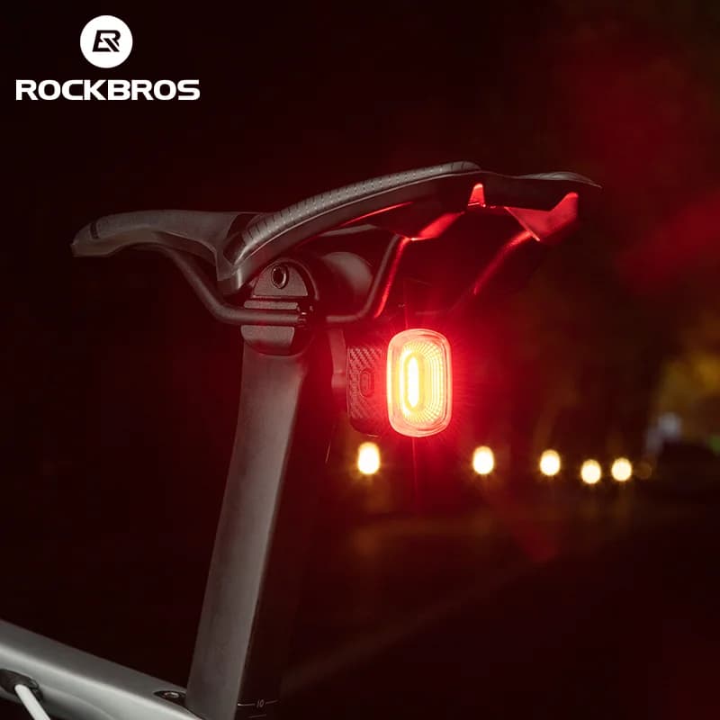 Lampu Belakang Basikal Type-C Pintar Penderia Brek IPX6